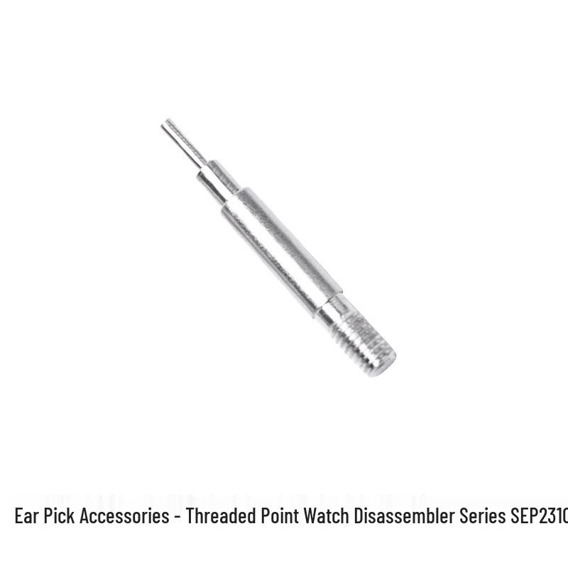 Celokovová sada nářadí pro opravu a údržbu hodinek se stupnicí a nástrojem na pružné stěžejky pro demontáž řemínku a kolíčků na uši.