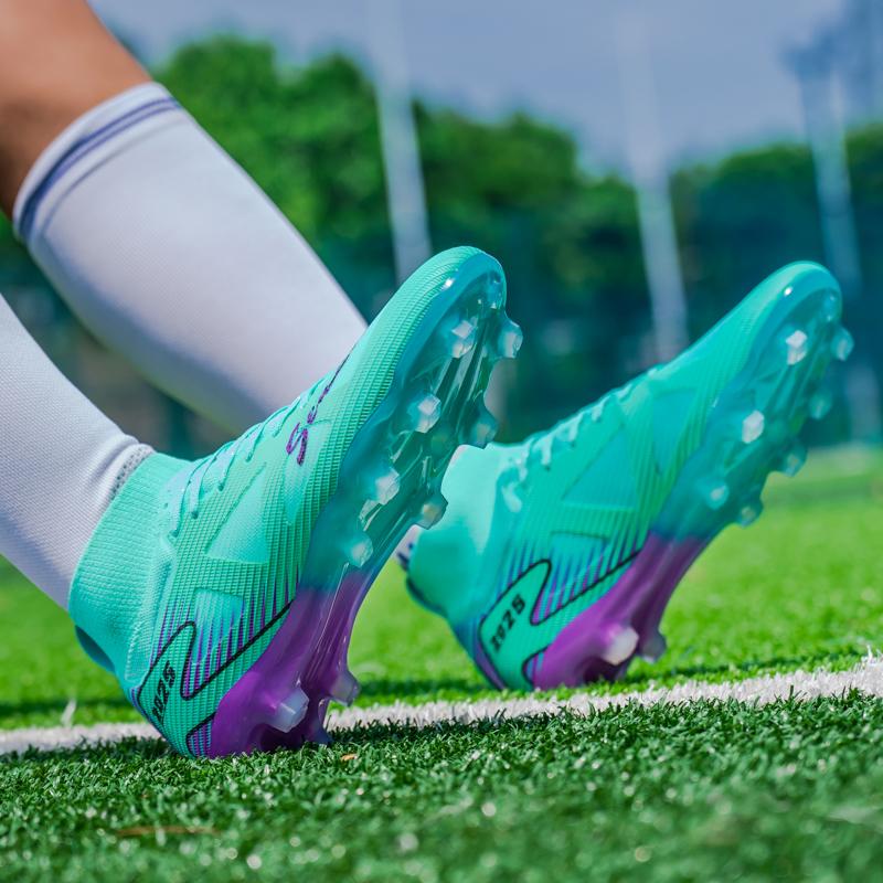 35-46 Men's High-top Football Shoes Long Spikes Sports Football Boots Large Size Kid's Football Boots