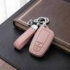 Leather Car Key Cover For Toyota Yaris Corolla RAV4 Prius Hilux Prado Fortuner Camry Avalon Tacoma Remote Fob Protector Shell