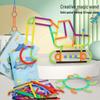 Children's Creative Interlocking Building Blocks Puzzle Set: Versatile Shapes and Educational Fun
