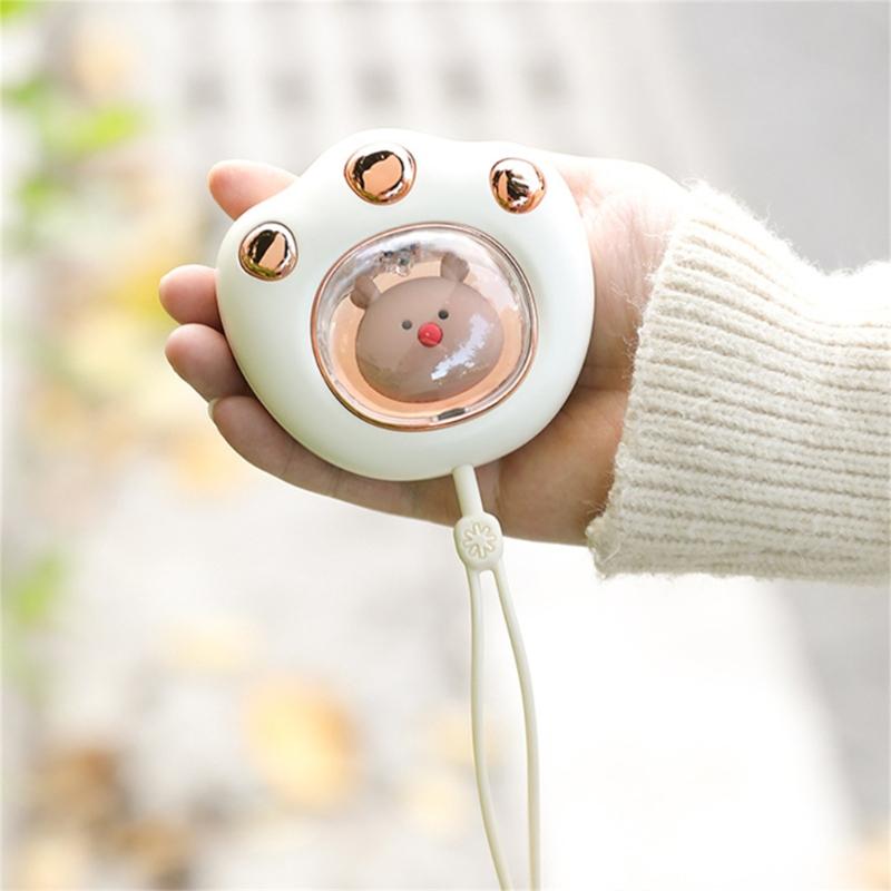 Electric Hand Warmer Usb Rechargeable Mini Cute Cat Claw Shaped Hands Heater For Winter Outdoor