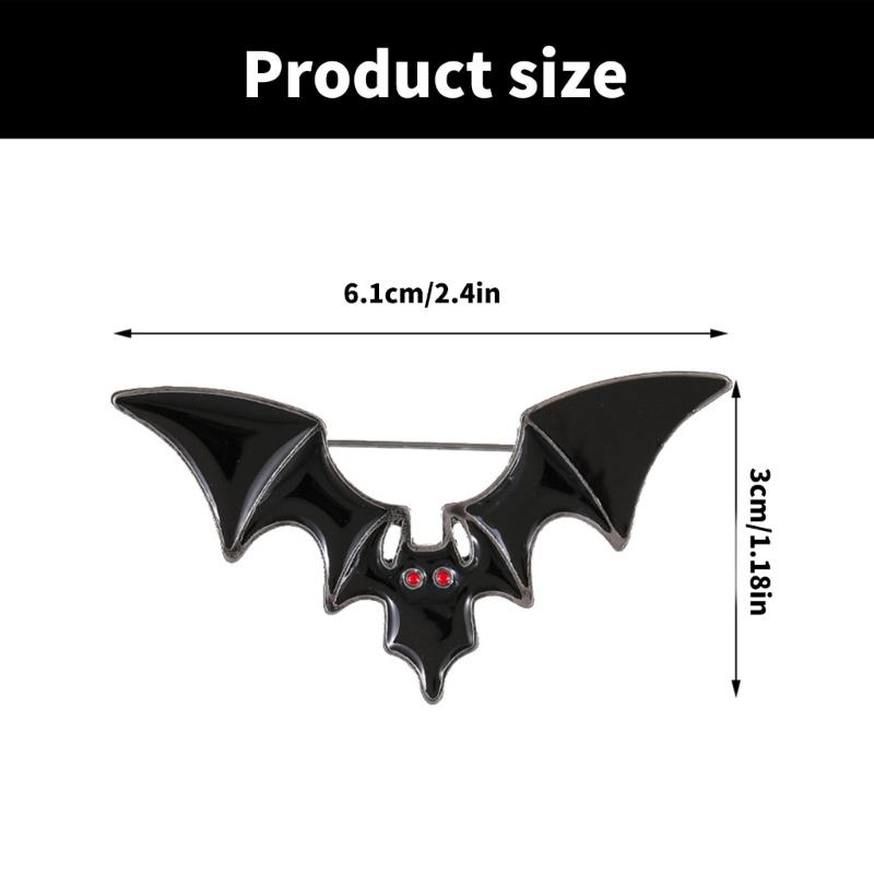 Víceúčelová Zábavná Sofistikovaná Brož Netopýří Křídlo Elegantní Designy Přenosný Módní Doplněk pro Umělce Každodenní Oblečení