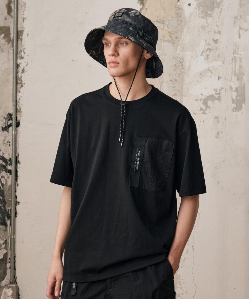 HELEMENT Guard Webbing Pocket Short Sleeve T-Shirt (Black)