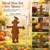 Iron Scarecrow Yard Sign 16 Inch Scarecrow Lawn Ornament Vintage Rustic Scarecrow Yard Art  Pathway
