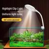 Energy-Saving LED Aquarium Light for Desktop Water Plant Tank with Super Bright Small Clip Bracket