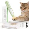 Dog Paw Hair Trimmer Electric Grooming Tool With Led Light For Home Use