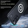 For ZTE Nubia RedMagic 11 Pro 5G/11 Pro+ 5G Case Graphene + Brass Heat Dissipation Silicone PC Phone Cover Support Magnetic Car Mount