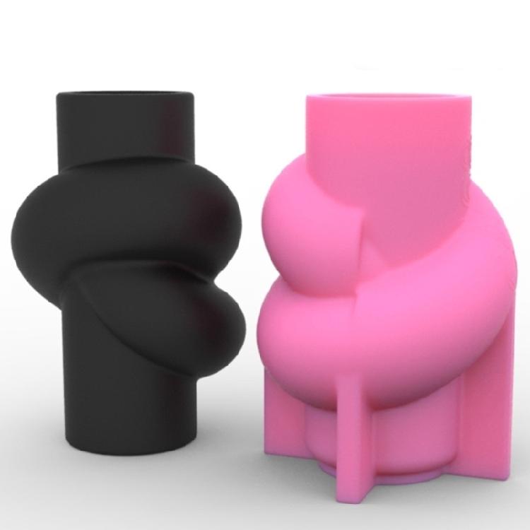 Vase Resin Mold Makeup Brush Holder Flower Arrangement Vase Ornament Molds