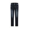 Men's Warm Fleece Washed Denim Jeans