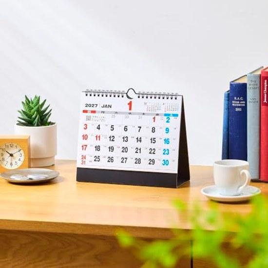 Shin Nippon Calendar 2027 Desk Jumbo Letters Timeline NK8543