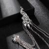 Corsage Rhinestone Suit Peacock Zinc Zinc Alloy Fashion Jewelry Clothing Accessory Men Brooch Vintage Brooch