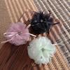 Summer Mesh Flower Hair Clip with a Gentle and Elegant Bow, High Quality