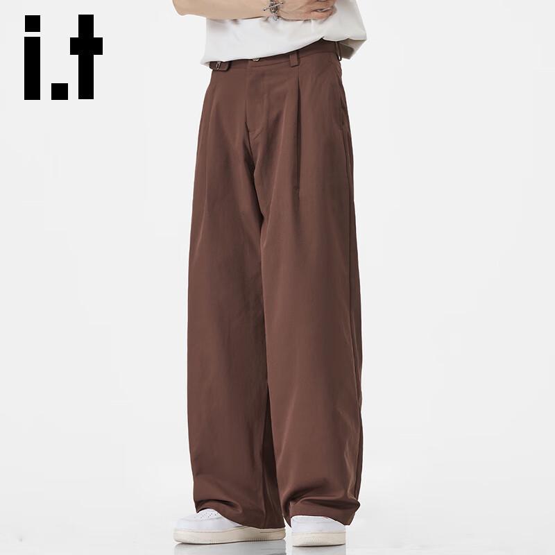 

izzue it Men s American Retro Loose Straight Casual Trousers 2XL