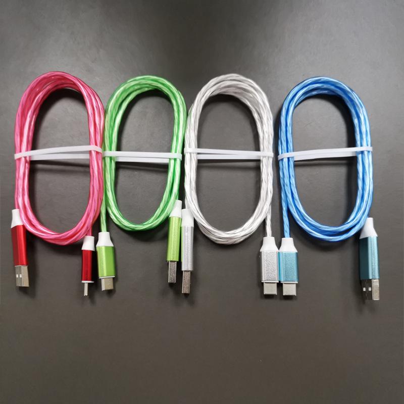 Cavo di Ricarica Rapida Luminoso per Telefoni Apple, Huawei, Xiaomi