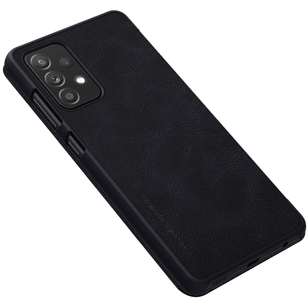 Nillkin Qin Leather Flip Case for Samsung Galaxy A72 4G - Black