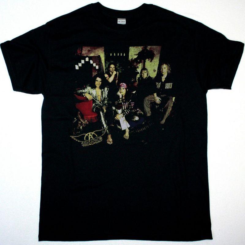 Aerosmith Nine Lives 1997 Tour Black T-Shirt M