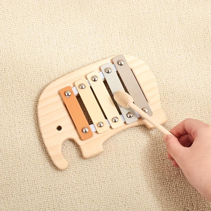 Baby Wooden Elephant Toy, Educational Elephant Toy Board, Multifunctional Hand and Brain Development Parent-Child Toy, Christmas Gift