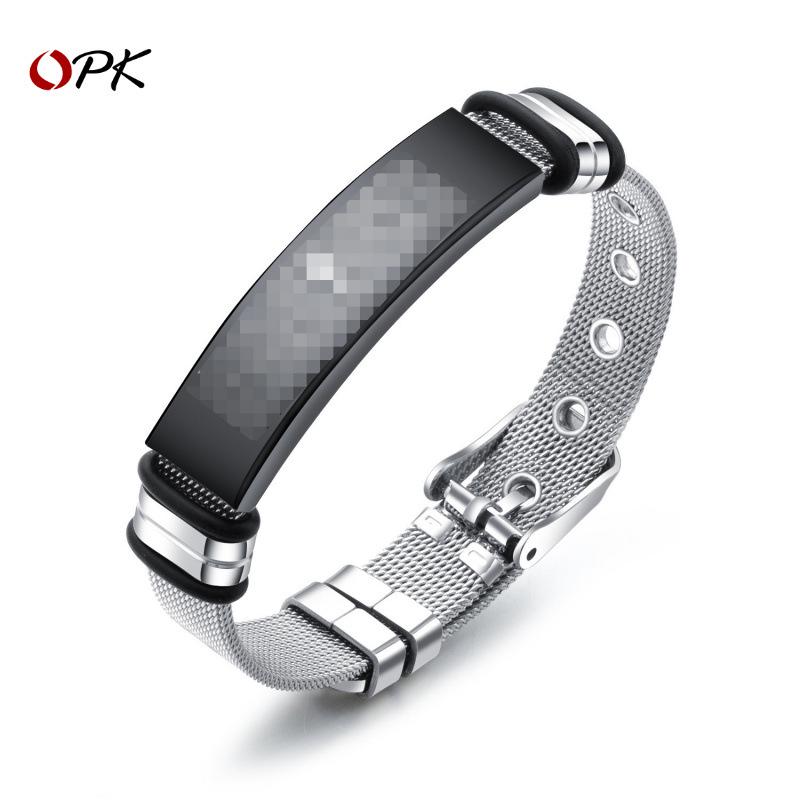 

Retro Men s Titanium Steel Fashion Bracelet - European & American Style