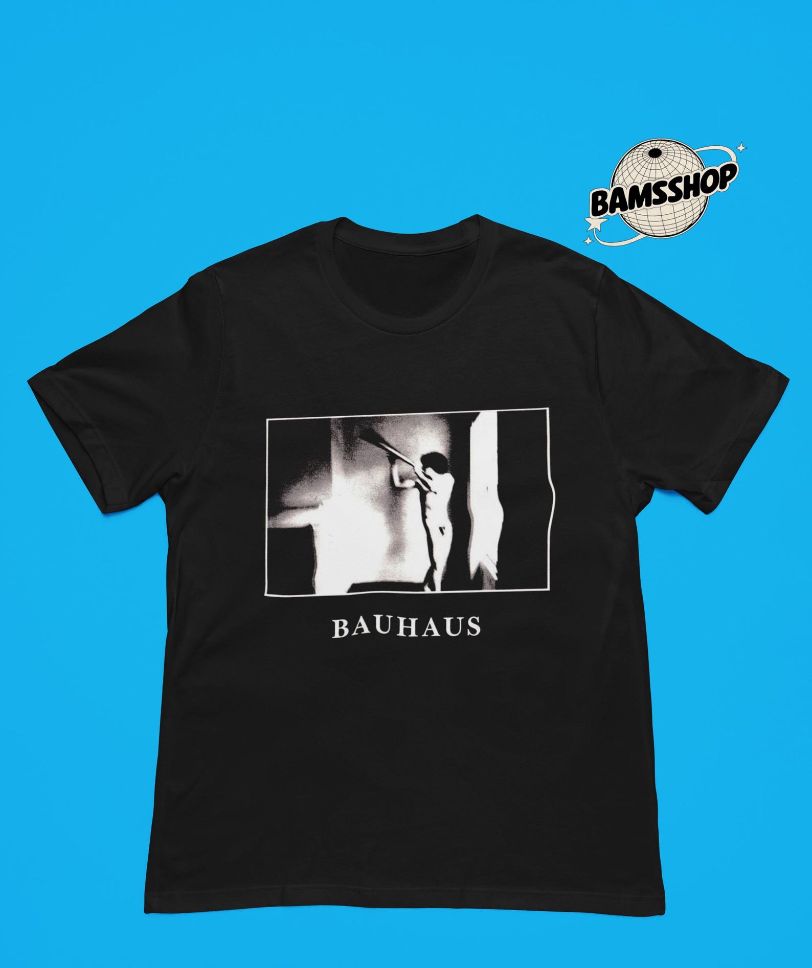 Bauhaus Bela Lugosi s Dead T-Shirt - Burning From The Inside Album – Rock Music Shirt - Merch Tee - Gift XL