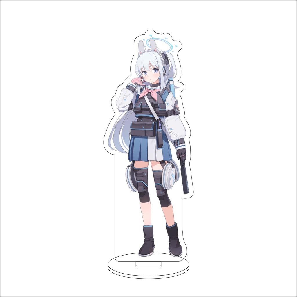 16CM Anime Blue Archive The Animation  Cosplay Acrylic Stand Ornaments Okusora Ayane Sorasaki Hina Figure Stand Halloween Gifts