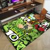 1pc Ben Alien Force Carpet for Playroom Bedroom Living Room Sofa Home Decor,kids Game Area Rug Non-slip Floor Mat Y73022