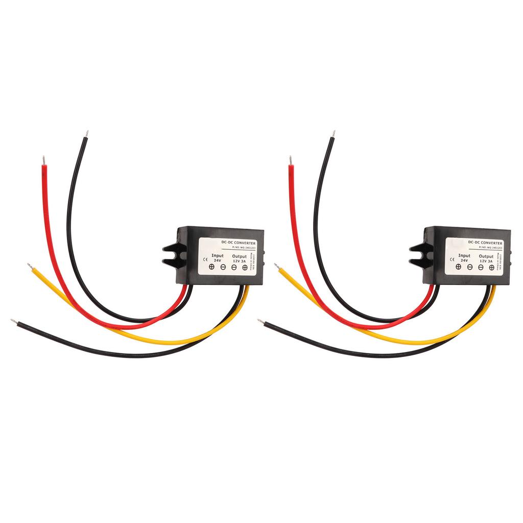 DC To DC Converter 18?40V To 12V 3A 36W IP68 Waterproof Universal Car Buck Regulator Module