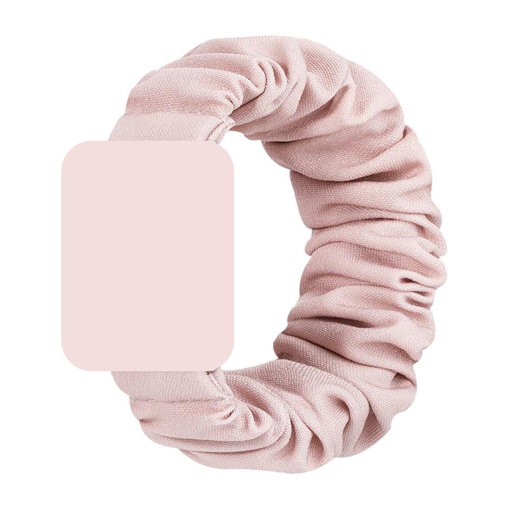 

Для Apple Watch Series 10/9/8/7/Ultra 2/SE 2 ремешок-повязка для волос из искусственного хлопка 42mm 44mm 45mm розовый
