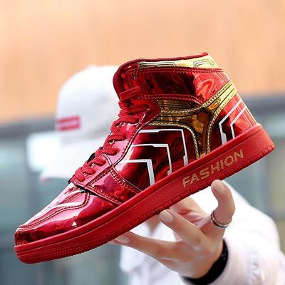 Trendy Cool Neutral Casual Shoes Bright Panel Shoes Four Seasons Fashion All-match Trendy Shoes