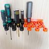 Screwdriver Wall Rack 9-Hole Screwdriver Holder Garage Organization Easy To Install