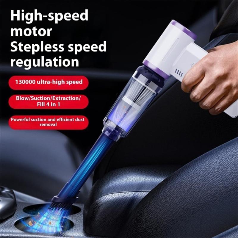 Rapid Rechargeable Handheld Air Blower Vacuum combined Refrigerating Fan Multiple Purpose Electric Polisher for Keyset Car Outdoor Use