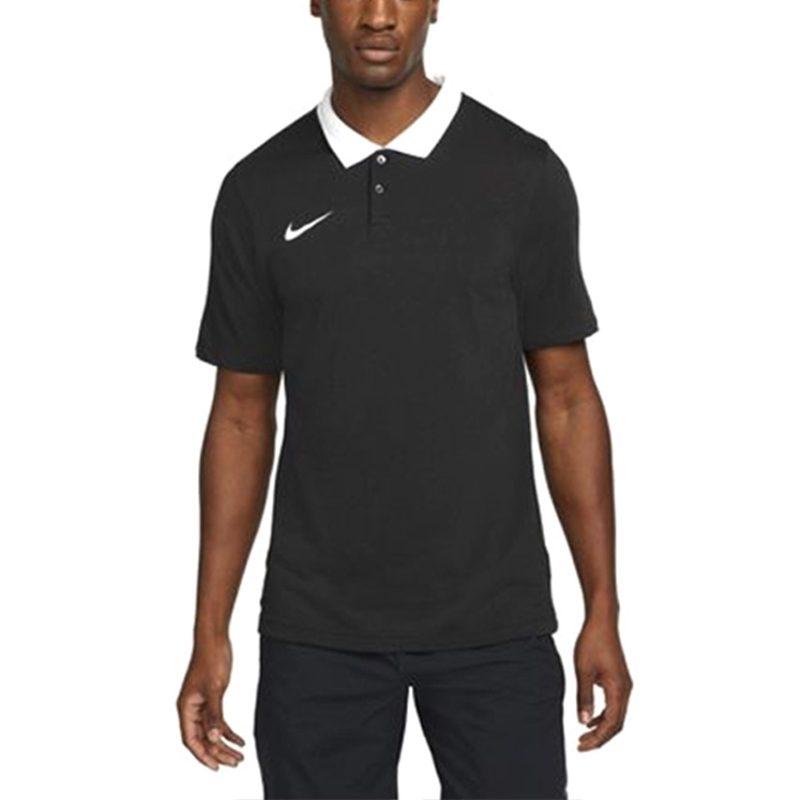 Nike Polo Shirts Men's Black Polo Collar Moderate Straight Fit CW6933-010