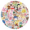 55pcs Cute Cartoon Painting Stickers Laptop Decals Water Bottle Luggage Guitar Waterproof Vinyl Skateboard Stickers
