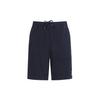 MLB Small Logo Embroidered Cotton Lace-Up Shorts Unisex Shorts Navy-Blue 31SM02031-07N