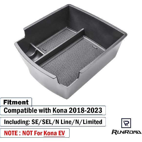 Center Console Organizer Tray Compatible with 2018- Accessories, Ert Armr