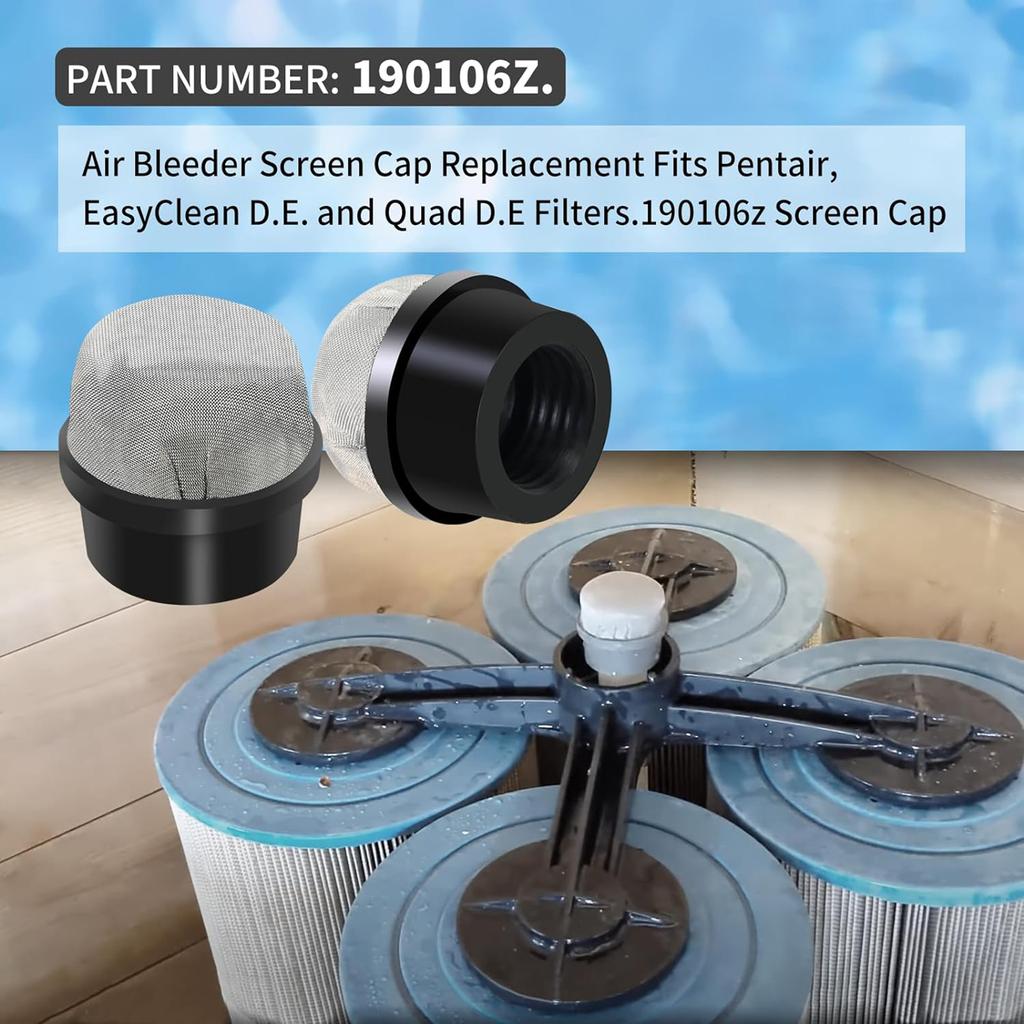 Stainless Steel Air Vent Strainers Replacement Efficient Air Ventilator Cover Screen Cap Air Bleeder Screen for 190106Z