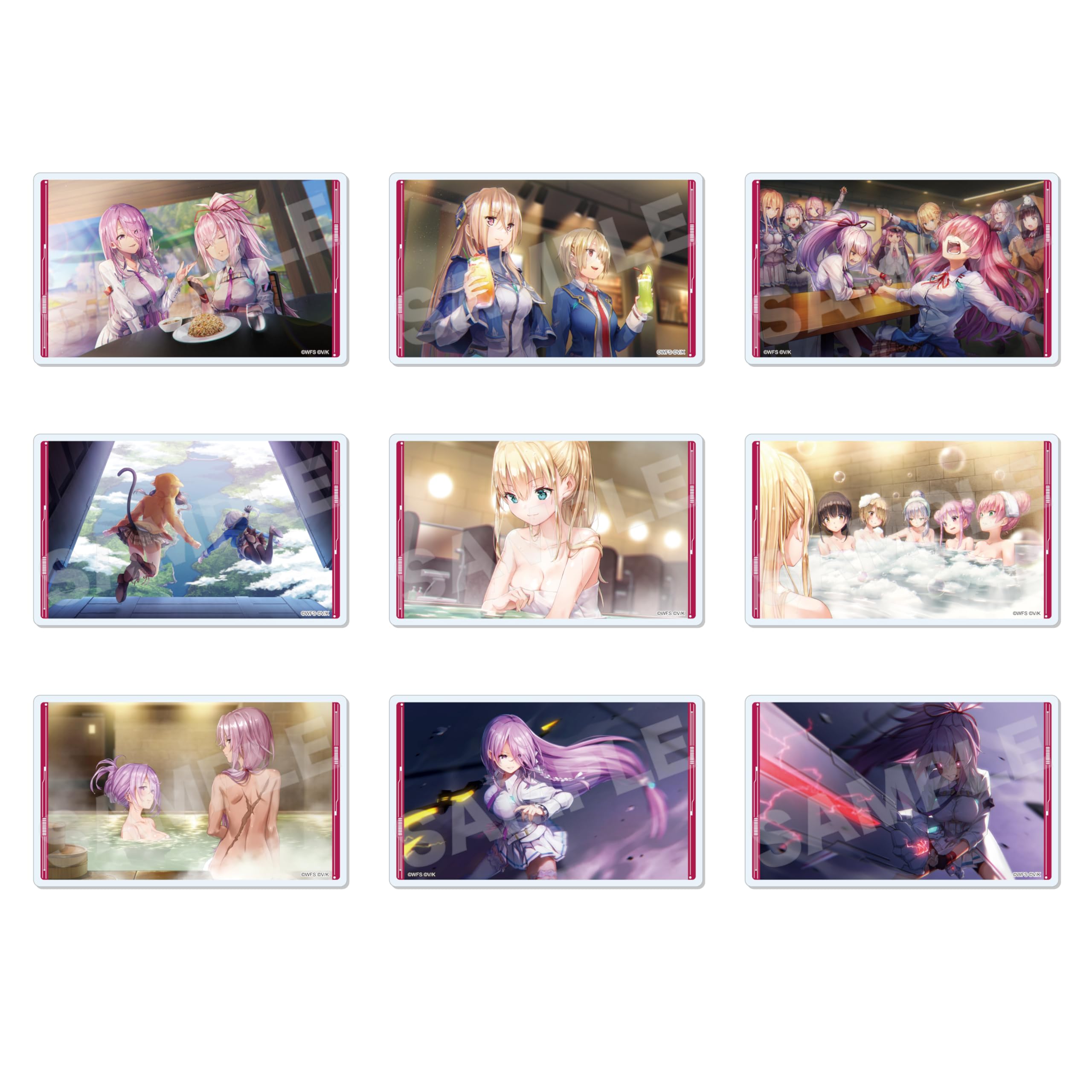 Heaven Burns Red Acrylic Card Box A (9-piece box)