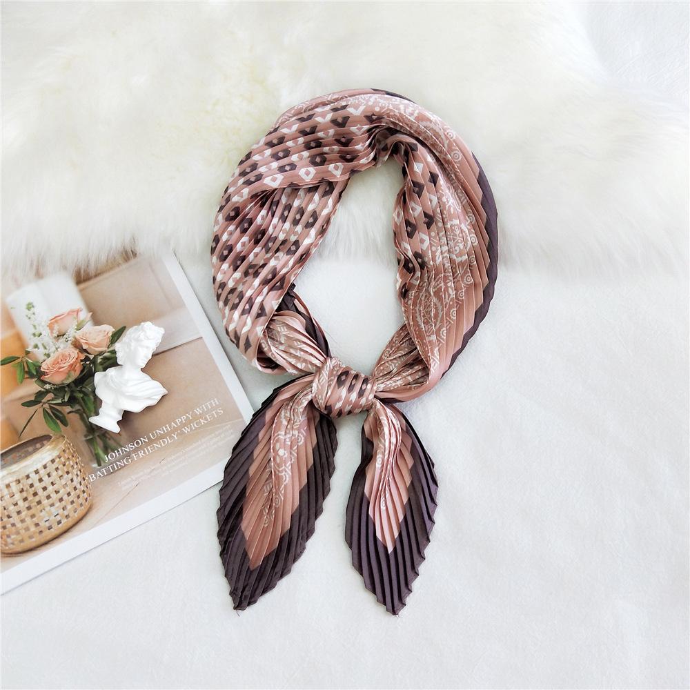 Fashion Decoration Scarf Hairband Tie Hair 70 Small Square Scarf Silk Scarf Women'S Spring And Autumn Versatile Small Scarf Professional Scarf