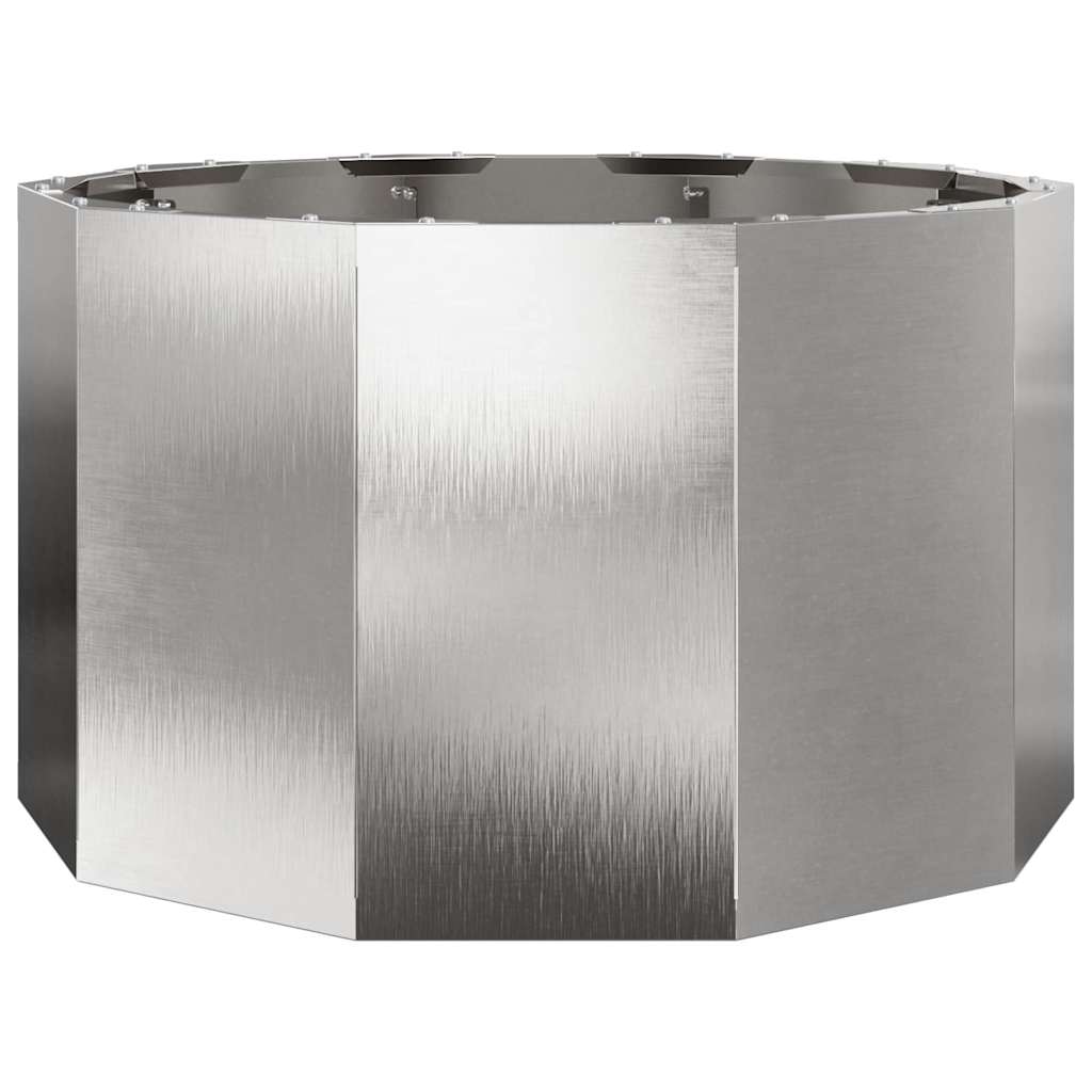 Plant Pot Silver 60 X 60 X 35 Cm Stainless Steel