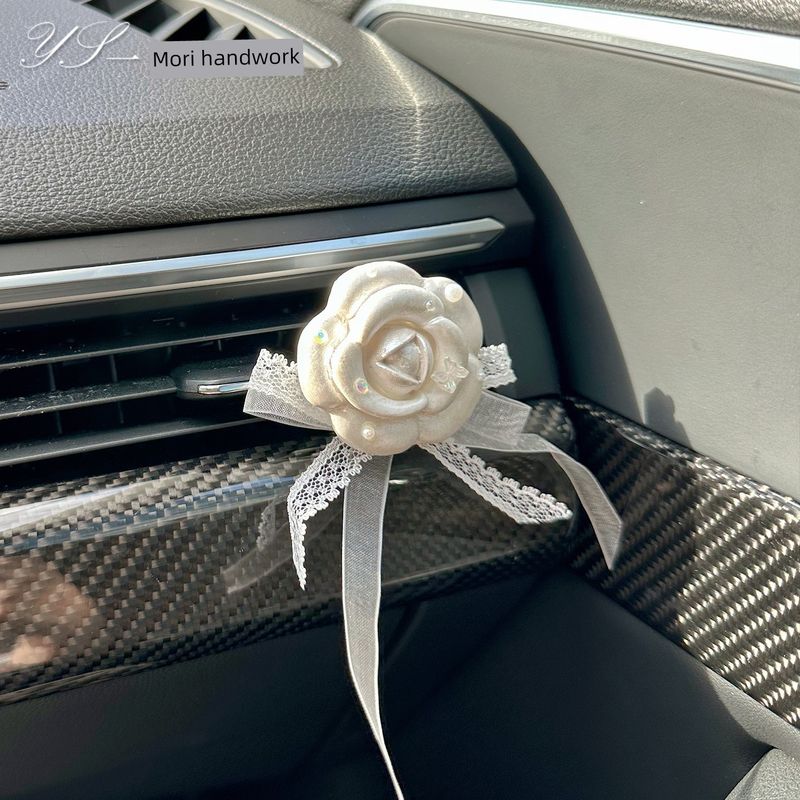 

Car Interior Decoration Lace Doll Car Air Freshener Vent Decoration Cute Cartoon Car Aroma Diffuser Stone Small Fragrance Lace Flowers (Free Essential Oil)