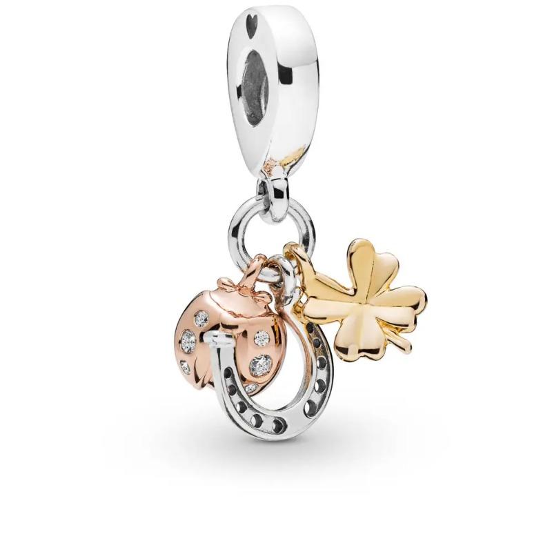 Newest 925 Silver Charm Bracelet Forest Animal Series Jewelry for Women Kangaroo Owl Swan