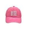 Unisex Mama Mini Parent-Child Embroidery Wash Baseball Caps Spring And Autumn Outdoor Adjustable Casual Hats Sunscreen Hat