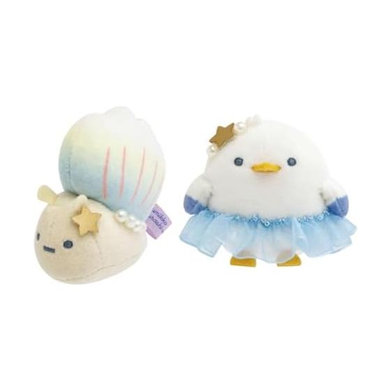San-X Sumikko Gurashi Penguin Lagoon Tenori Plush Toy Foxtail & Sea Cat Set Sea Shell Summer Cute Healing Limited Set