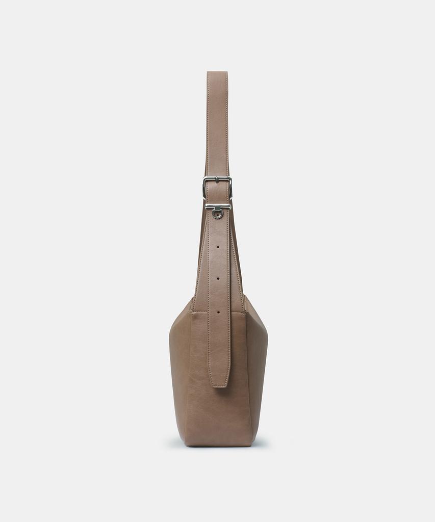 Musinsa Standard Woman Women'S Soft Box Shoulder Bag [Taupe]