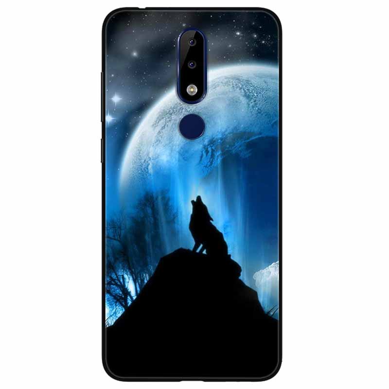 For Nokia 5.1 Plus Case Soft Silicone Cartoon Fashion TPU Phone Cases for Nokia X5 Cover 5.1Plus Cute for NokiaX5 Protective