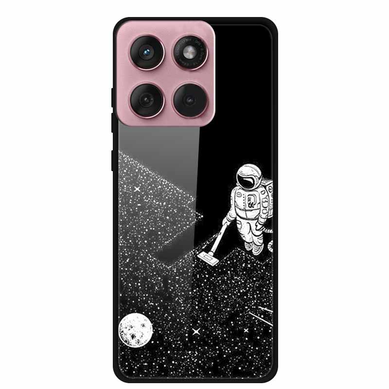 For Motorola Edge 60 60s 5G Case Hard Back Cover Tempered Glass Case For Motorola Edge 60 Fusion Phone Case Soft TPU Bumper Para