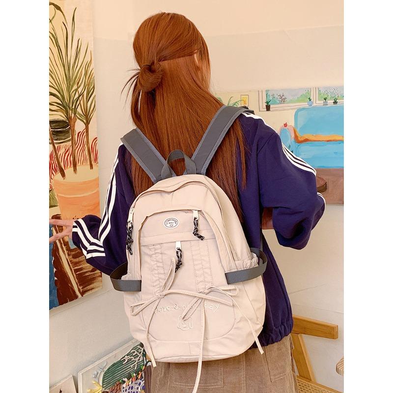 Large-capacity Student Schoolbag, Lightweight and Versatile New College Style Travel Backpack