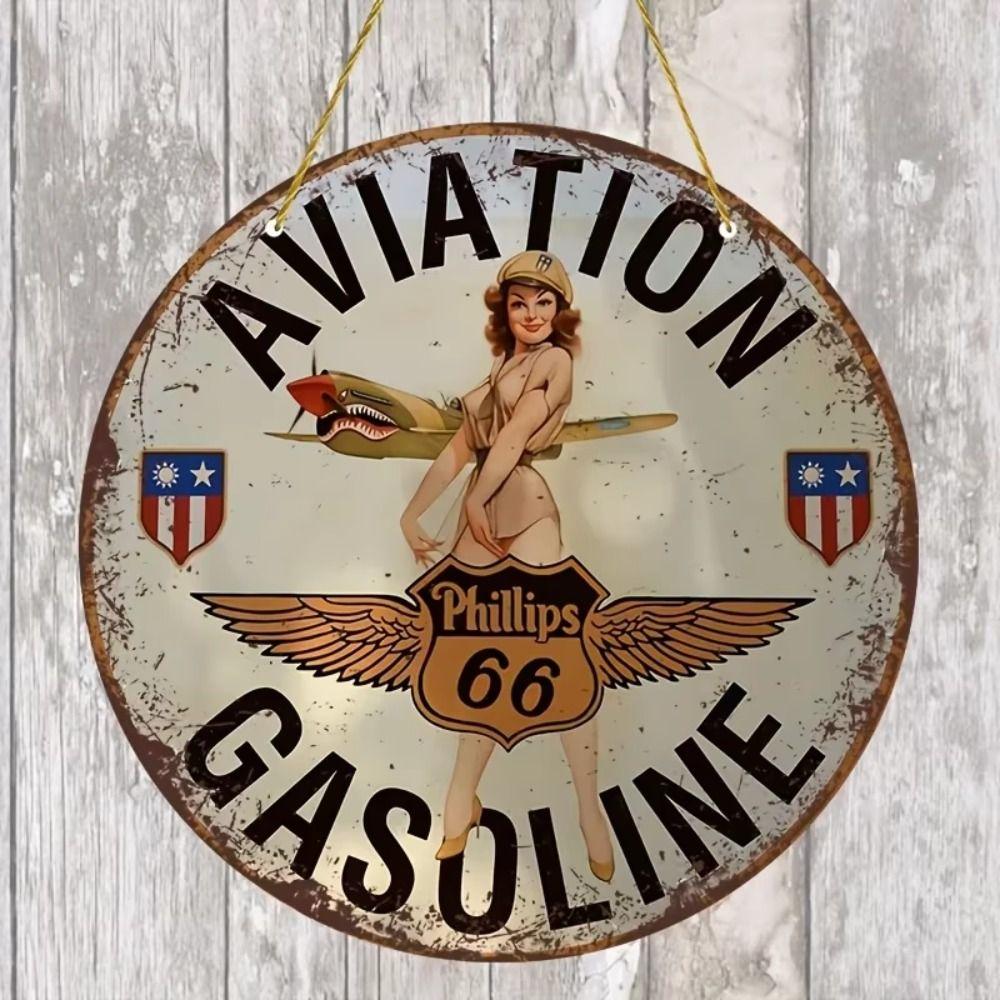 Metal Tin Sign Retro Art 20x20cm Home Wall Decor