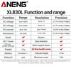 Multifunctional ANENG XL830L Digital Multimeter Smart Voltage AC/DC Resistance Ammeter HFE Triode Ohm NCV Diode Small Multimetro Tester Meter Tools
