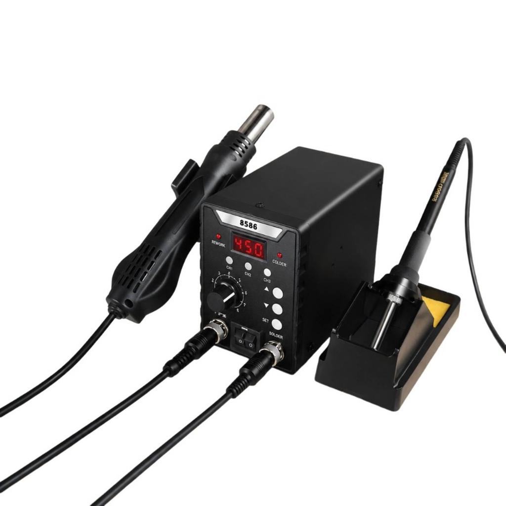 2in1 Air Rework Soldering Station Separate Control Repair TwoModeFunction