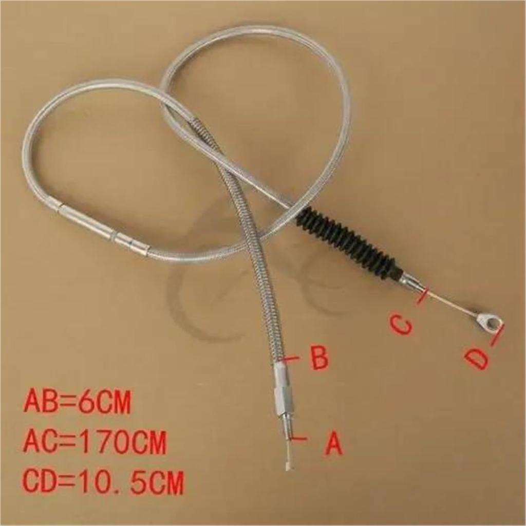 VELLOW 170cm Motorcycle Clutch Cable Fits Road King Tri Electra